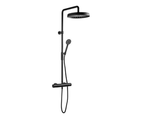 Takduschpaket ARM7200 Mattsvart - Tapwell